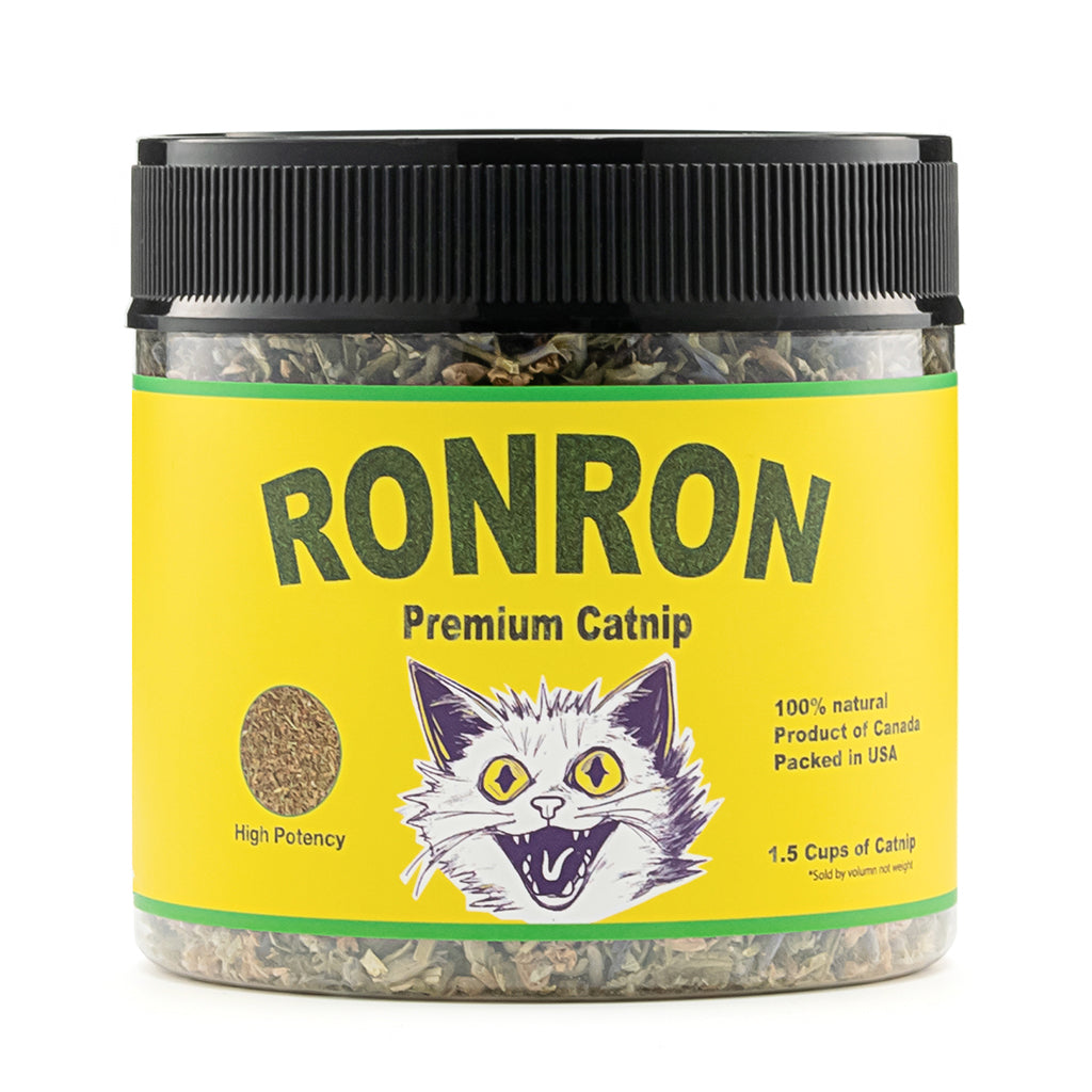 RonRon Premium Catnip: Freshly Harvested, Canada Grown, Packed in USA